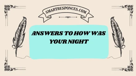 201+ Answers to How Was Your Night (2025 Trending Edition)