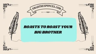 200+ Roasts to Roast Your Big Brother