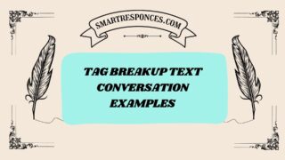 200+ Tag Breakup Text Conversation Examples