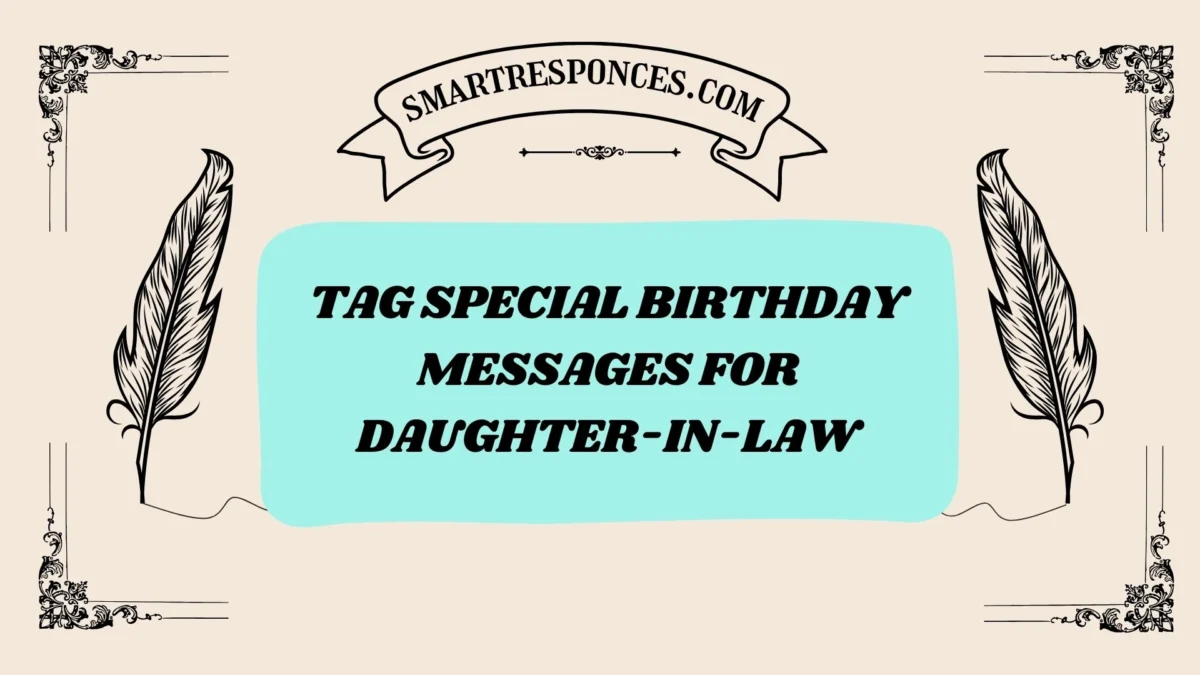 200+ Tag Special Birthday Messages for Daughter-in-Law