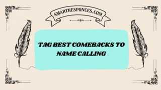200+ Tag Best Comebacks to Name Calling