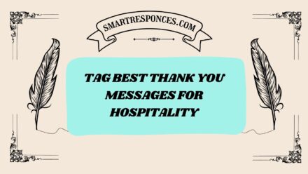 200+ Tag Best Thank You Messages for Hospitality