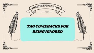 200+ Tag Comebacks for Being Ignored