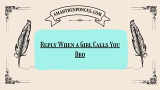 200+ Reply When a Girl Calls You Bro