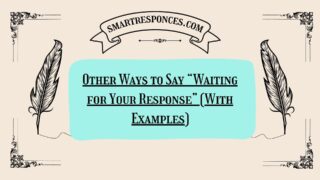 200+ Other Ways to Say “Waiting for Your Response” (With Examples)