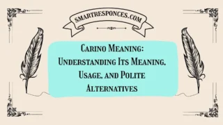 Carino Meaning: Understanding Its Meaning, Usage, and Polite Alternatives