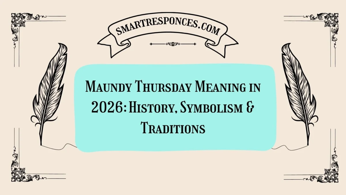 Maundy Thursday Meaning in 2026: History, Symbolism & Traditions