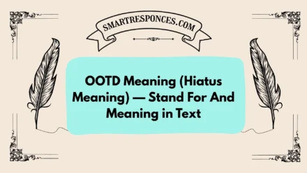 OOTD Meaning (Hiatus Meaning) — Stand For And Meaning in Text