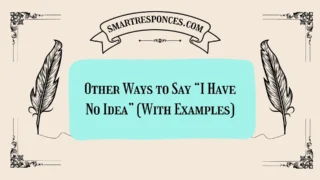 20 Other Ways to Say “I Have No Idea” (With Examples)