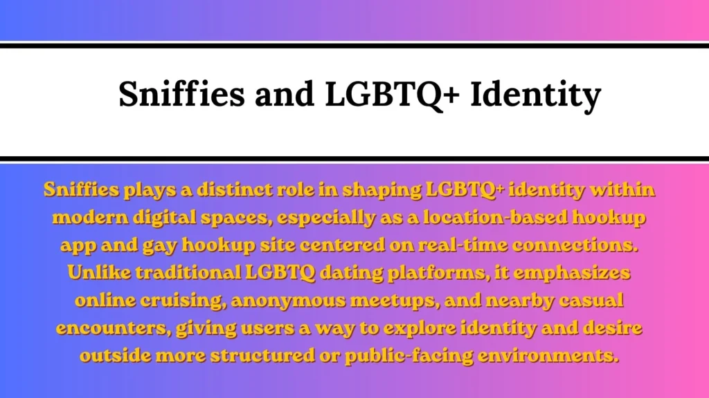 Sniffies and LGBTQ+ Identity