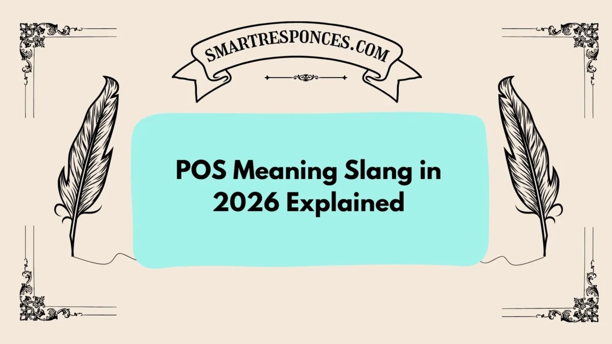POS Meaning Slang in 2026 Explained